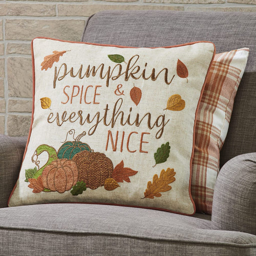 Signature HomeStyles Pillow Covers Pumpkin Spice 18" Pillow Cover