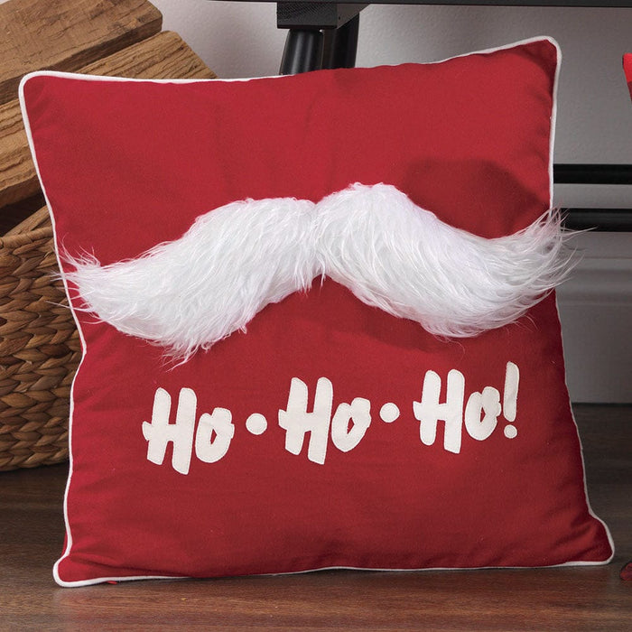 Signature HomeStyles Pillow Covers Santa's Stache 18" Pillow Cover