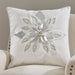Signature HomeStyles Pillow Covers Silver Snowflake 18" Pillow Cover