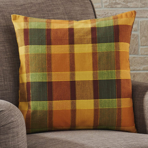 Signature HomeStyles Pillow Covers Spice Plaid 18" Pillow Cover