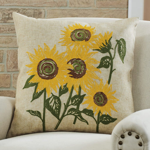 Signature HomeStyles Pillow Covers Sunflower Fields 18" Pillow Cover