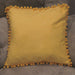 Signature HomeStyles Pillow Covers Yellow Pom Pom 18" Pillow Cover