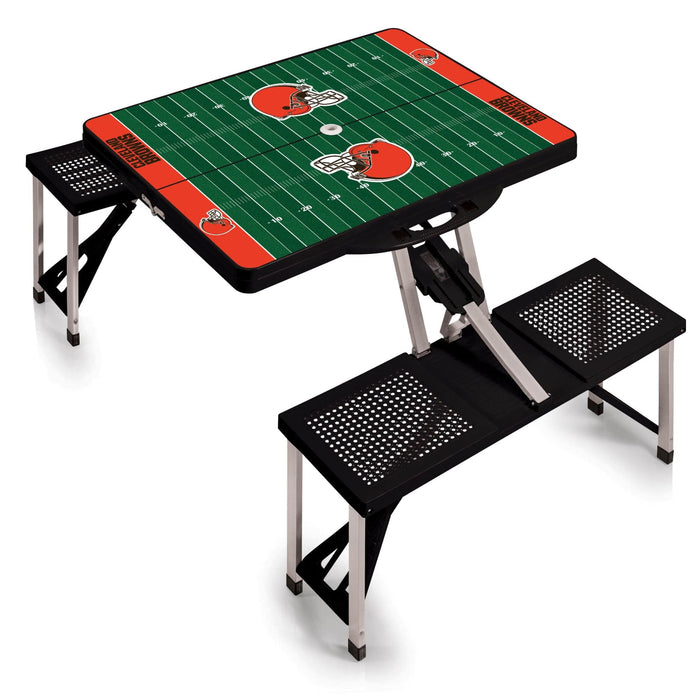 Signature HomeStyles Portable Tables Cleveland Browns NFL Portable Picnic Folding Table