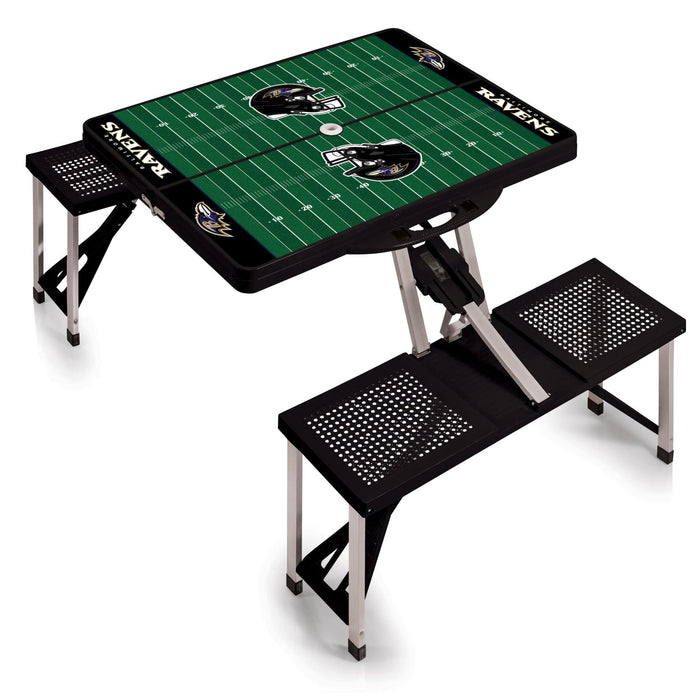 Signature HomeStyles Portable Tables Baltimore Ravens NFL Portable Picnic Folding Table