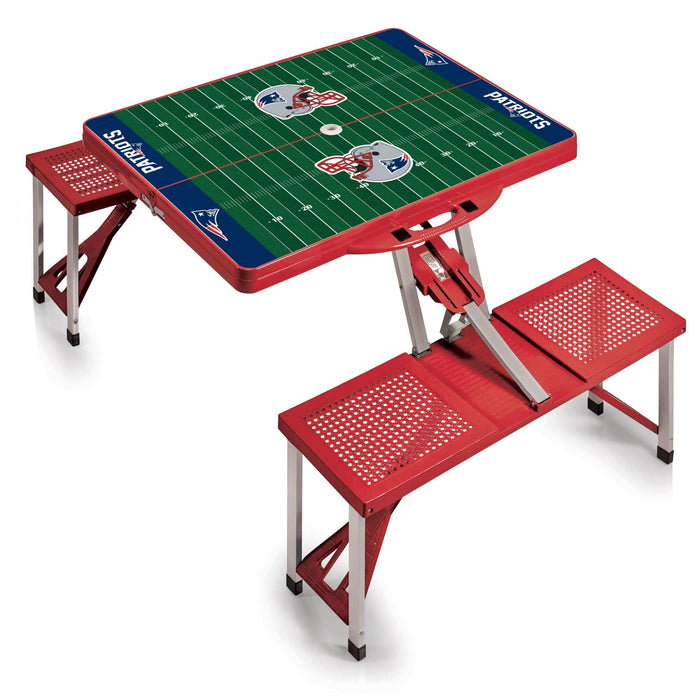 Signature HomeStyles Portable Tables New England Patriots NFL Portable Picnic Folding Table