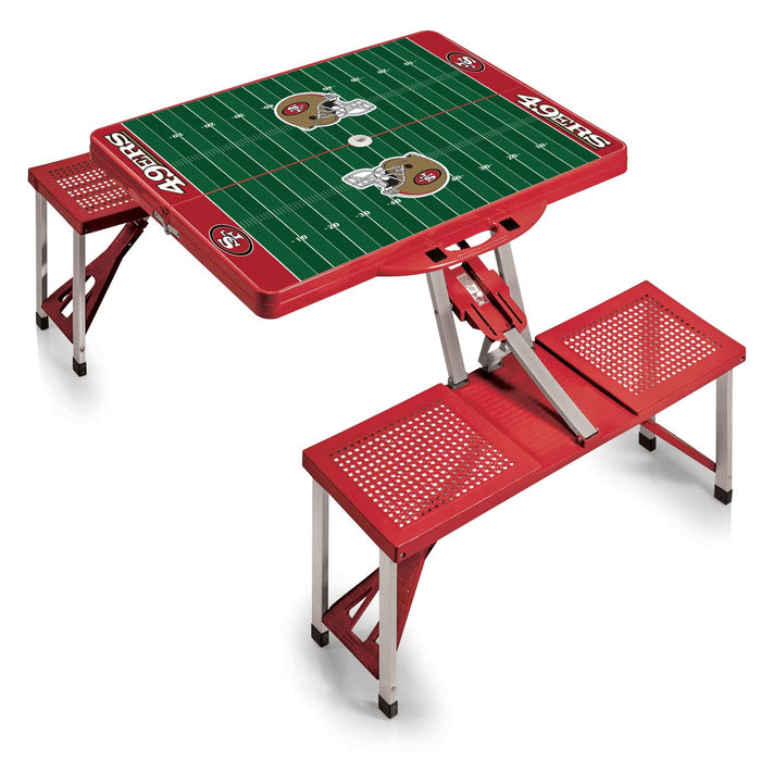 Signature HomeStyles Portable Tables San Francisco 49ers NFL Portable Picnic Folding Table