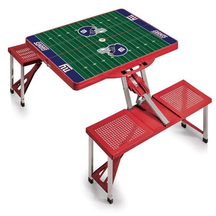 Signature HomeStyles Portable Tables New York Giants NFL Portable Picnic Folding Table