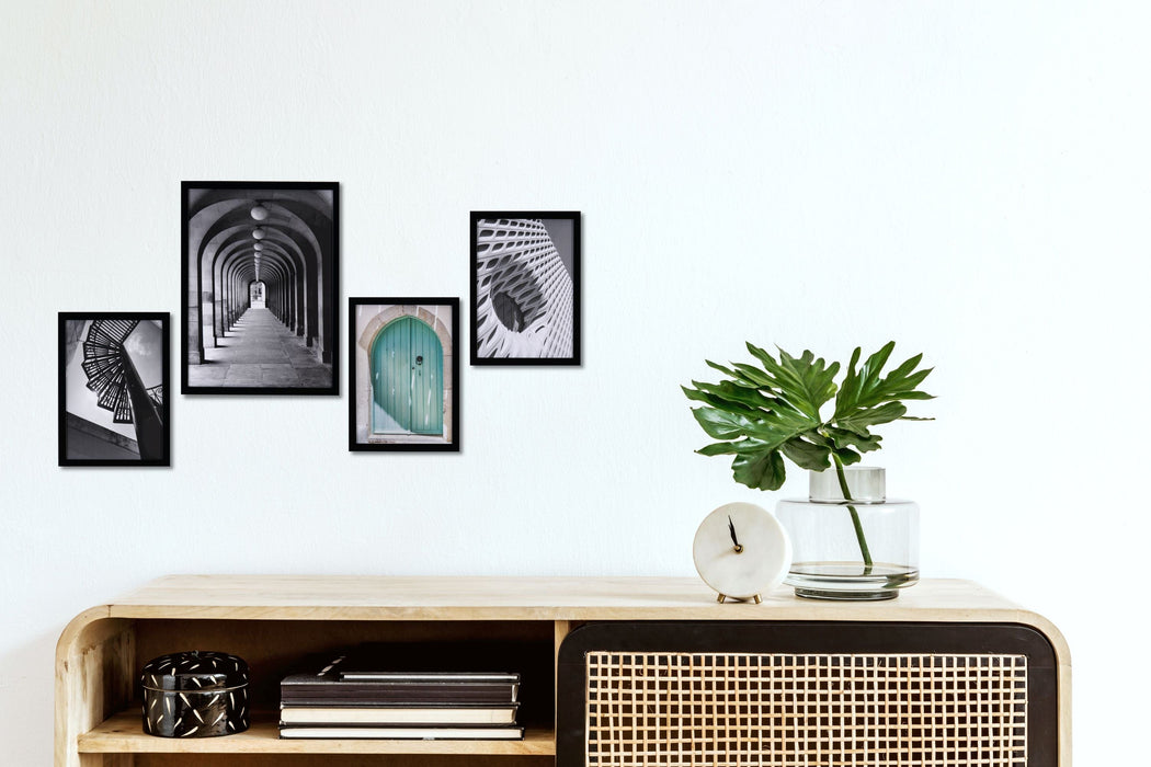 Signature HomeStyles Prints Architectural 4-pc Framed Print Set