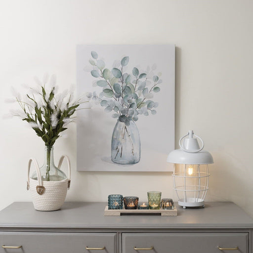 Signature HomeStyles Prints Eucalyptus in Vase Canvas Print