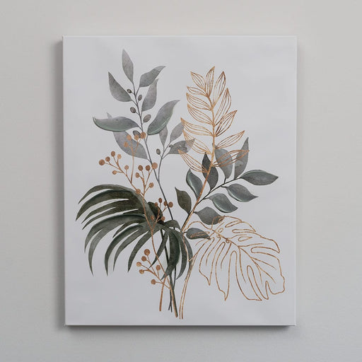 Signature HomeStyles Prints Feather Palm Leaf Canvas Print