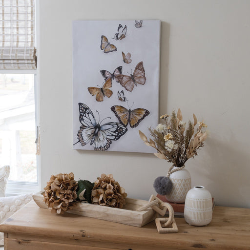 Signature HomeStyles prints Flight of Butterflies Canvas Print