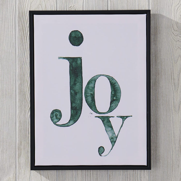 Signature HomeStyles Prints JOY Framed Canvas Print