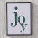 Signature HomeStyles Prints JOY Framed Canvas Print