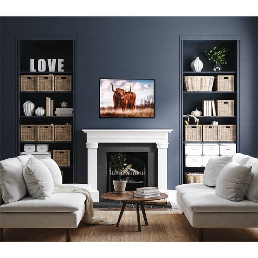 Signature HomeStyles Prints Long Horn Steer Canvas Print