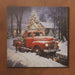 Signature HomeStyles Prints Red Truck in Winter LED Canvas Print