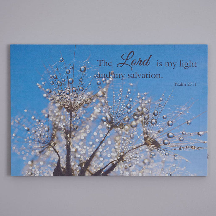 Signature HomeStyles Prints The Lord is My Light LED Canvas Print