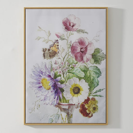 Signature HomeStyles Prints Vintage Flowers Canvas Print