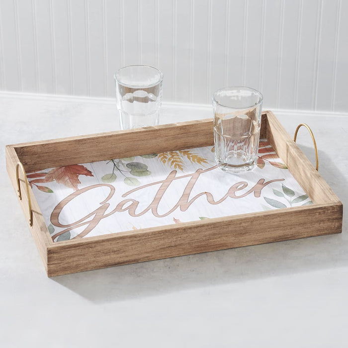 Signature HomeStyles Serveware Gather Wood Tray