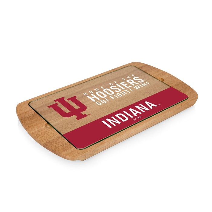 Signature HomeStyles Serveware Indiana University NCAA Glass Top Serving Tray