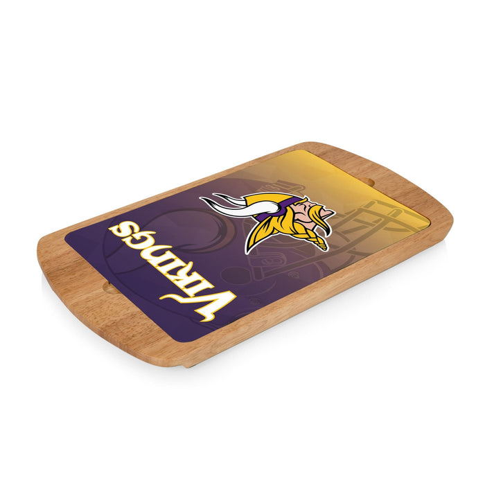 Signature HomeStyles Serveware Minnesota Vikings NFL Glass Top Serving Tray