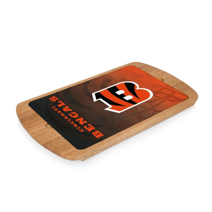 Signature HomeStyles Serveware Cincinnati Bengals NFL Glass Top Serving Tray