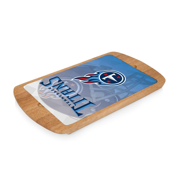 Signature HomeStyles Serveware Tennessee Titans NFL Glass Top Serving Tray