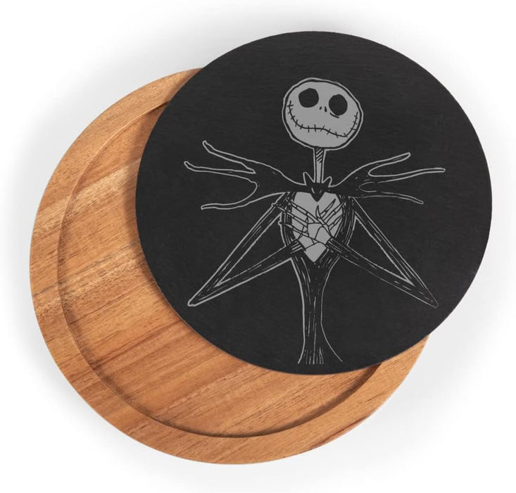 Signature HomeStyles Serveware Nightmare Before Christmas Jack - Acacia and Slate Serving Board with Cheese Tools