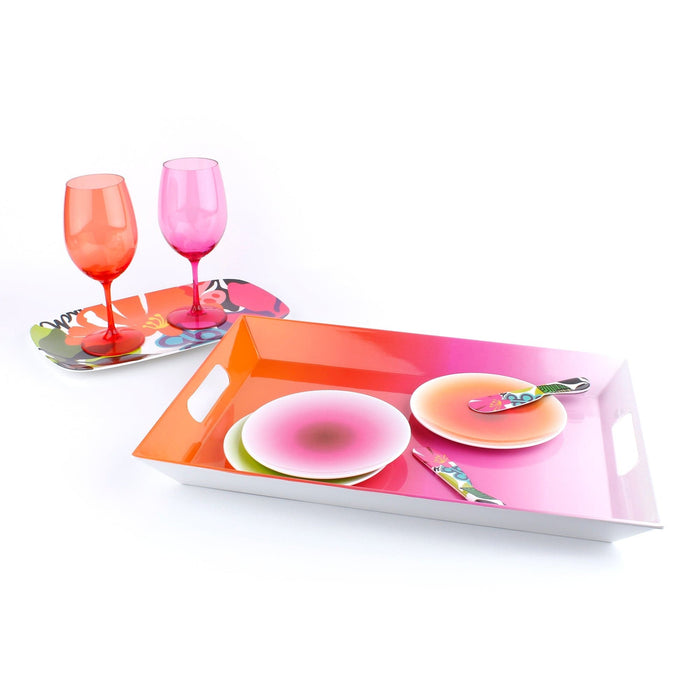 Signature HomeStyles Serveware Pink Ombre Serving Tray