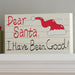 Signature HomeStyles Sign Blocks Dear Santa Wood Sign Block