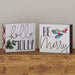 Signature HomeStyles Sign Blocks Holly Jolly & Be Merry 2pc Block Set