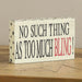Signature HomeStyles Sign Blocks No Such Thing Wood Sign Block