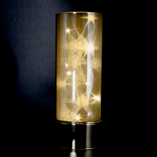 Signature HomeStyles Sparkle Glass Light & Insert 3-D Star Lights and Amber Sparkle Glass™ Accent Light