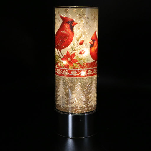 Signature HomeStyles Sparkle Glass Light & Insert Cardinals Delight Insert and Sparkle Glass® Accent Light