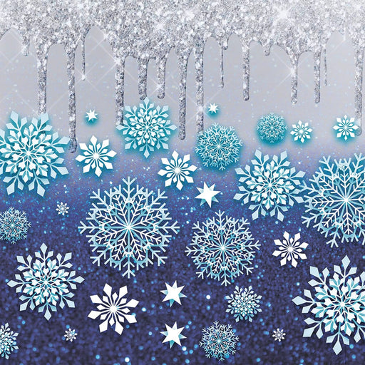 Signature HomeStyles Sparkle Glass Light & Insert Icy Blue Snowflakes and Sparkle Glass™ Accent Light Bundle