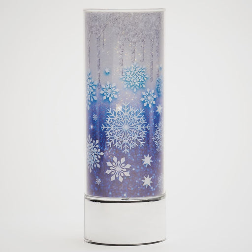 Signature HomeStyles Sparkle Glass Light & Insert Icy Blue Snowflakes and Sparkle Glass™ Accent Light Bundle