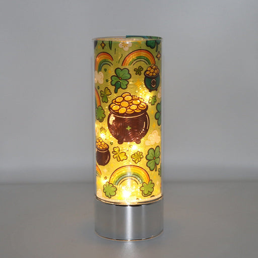 Signature HomeStyles Sparkle Glass Light & Insert Pot O Gold Insert and Sparkle Glass™ Accent Light