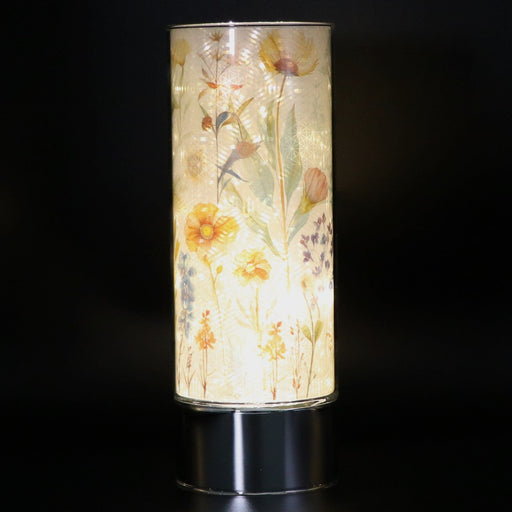 Signature HomeStyles Sparkle Glass Light & Insert Pressed Flowers Insert and Sparkle Glass™ Accent Light