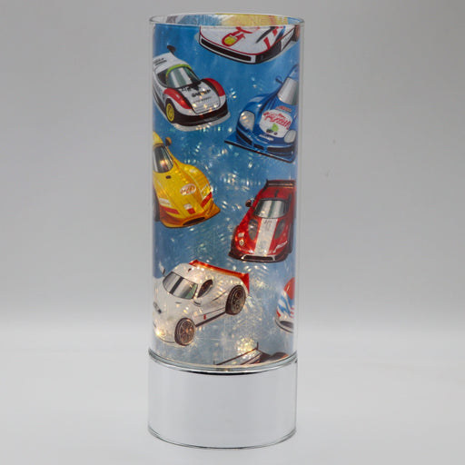 Signature HomeStyles Sparkle Glass Light & Insert Racing Cars Insert and Sparkle Glass™ Accent Bundle