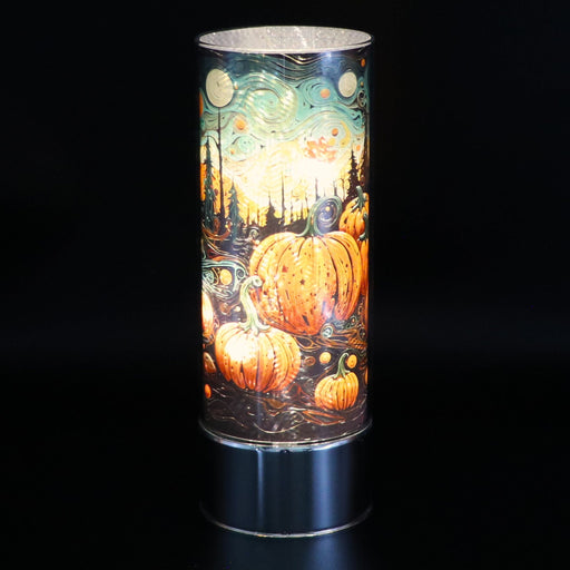 Signature HomeStyles Sparkle Glass Light & Insert Twilight Pumpkin Patch Insert and Sparkle Glass® Accent Light