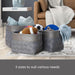 Signature HomeStyles Storage Baskets Nestled Grey Baskets 3pc set