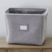 Signature HomeStyles Storage Baskets Taupe Gray Fabric Storage Tote