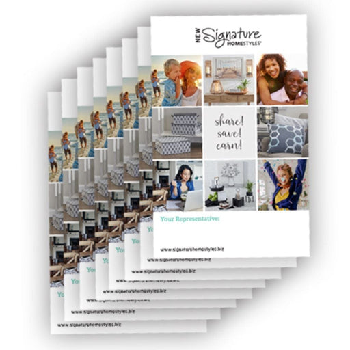 Signature HomeStyles Supplies Opportunity Brochure ***No Shipping***