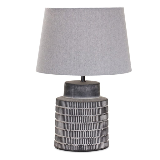 Signature HomeStyles Table Lamp Terracotta Etched Table Lamp