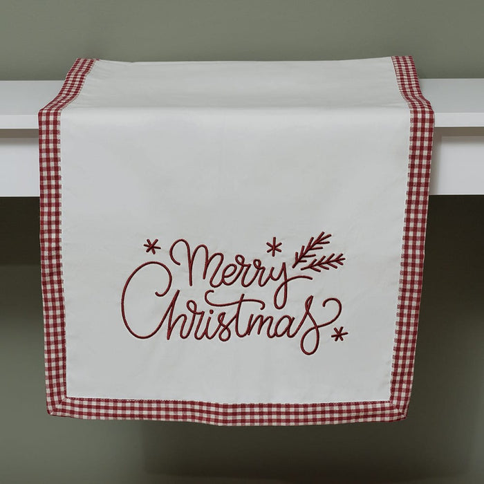 Signature HomeStyles Table Runners Merry Christmas 59" Table Runner