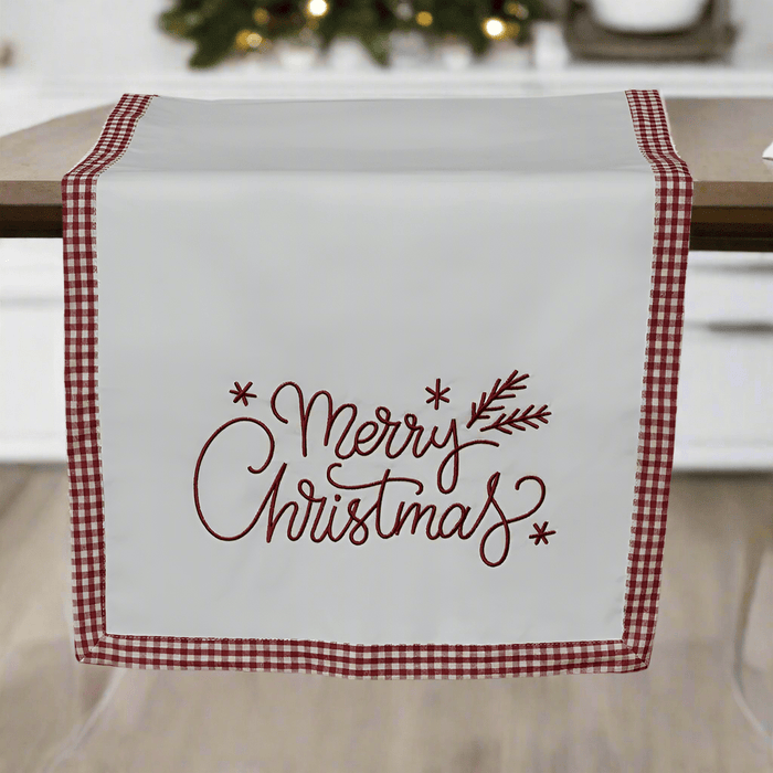 Signature HomeStyles Table Runners Merry Christmas 59" Table Runner