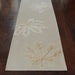 Signature HomeStyles Table Runners Neutral Leaves 54" Table Runner