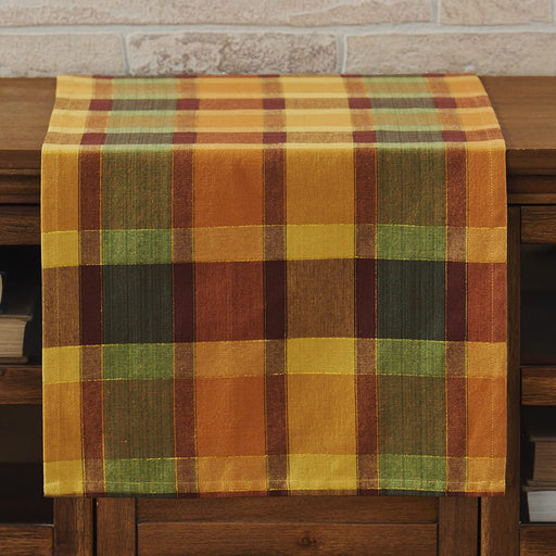Signature HomeStyles Table Runners Spice Plaid 54" Table Runner
