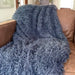 Signature HomeStyles Throws Blue Faux Fur Throw