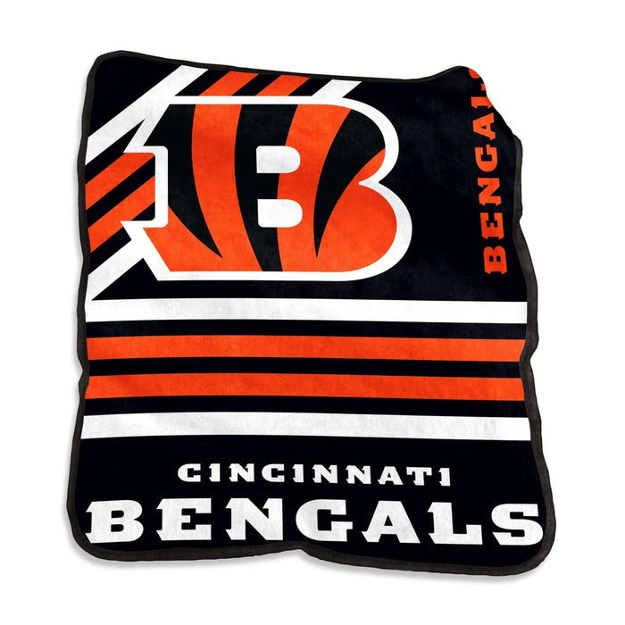 Signature HomeStyles Throws Cincinnati Bengals NFL Plush 50" Raschel Throws