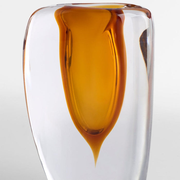 Cyan Design Vases Rovno Clear Amber Vase